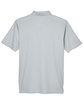 UltraClub Men's Cool & Dry Stain-Release Performance Polo silver FlatBack