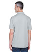 UltraClub Men's Cool & Dry Stain-Release Performance Polo silver ModelBack