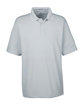UltraClub Men's Cool & Dry Stain-Release Performance Polo silver OFFront