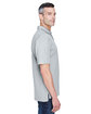 UltraClub Men's Cool & Dry Stain-Release Performance Polo SILVER ModelSide