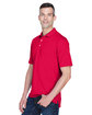UltraClub Men's Cool & Dry Stain-Release Performance Polo red ModelQrt