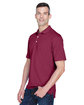 UltraClub Men's Cool & Dry Stain-Release Performance Polo MAROON ModelQrt