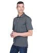 UltraClub Men's Cool & Dry Stain-Release Performance Polo CHARCOAL ModelQrt