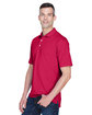 UltraClub Men's Cool & Dry Stain-Release Performance Polo CARDINAL ModelQrt