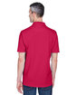UltraClub Men's Cool & Dry Stain-Release Performance Polo cardinal ModelBack