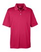 UltraClub Men's Cool & Dry Stain-Release Performance Polo CARDINAL OFFront