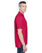 UltraClub Men's Cool & Dry Stain-Release Performance Polo cardinal ModelSide