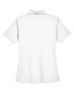 UltraClub Ladies' Cool & Dry Stain-Release Performance Polo WHITE FlatBack