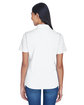 UltraClub Ladies' Cool & Dry Stain-Release Performance Polo white ModelBack