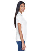 UltraClub Ladies' Cool & Dry Stain-Release Performance Polo white ModelSide