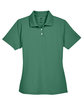 UltraClub Ladies' Cool & Dry Stain-Release Performance Polo FOREST GREEN FlatFront