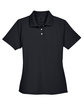 UltraClub Ladies' Cool & Dry Stain-Release Performance Polo black FlatFront