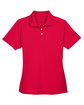 UltraClub Ladies' Cool & Dry Stain-Release Performance Polo red FlatFront