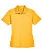UltraClub Ladies' Cool & Dry Stain-Release Performance Polo GOLD FlatFront