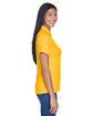 UltraClub Ladies' Cool & Dry Stain-Release Performance Polo gold ModelSide