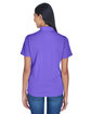 UltraClub Ladies' Cool & Dry Stain-Release Performance Polo PURPLE ModelBack