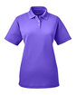 UltraClub Ladies' Cool & Dry Stain-Release Performance Polo PURPLE OFFront