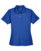UltraClub Ladies' Cool & Dry Stain-Release Performance Polo cobalt FlatFront