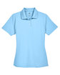 UltraClub Ladies' Cool & Dry Stain-Release Performance Polo COLUMBIA BLUE FlatFront