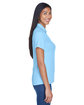 UltraClub Ladies' Cool & Dry Stain-Release Performance Polo COLUMBIA BLUE ModelSide