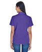 UltraClub Ladies' Cool & Dry Stain-Release Performance Polo purple ModelBack