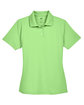 UltraClub Ladies' Cool & Dry Stain-Release Performance Polo light green FlatFront