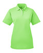 UltraClub Ladies' Cool & Dry Stain-Release Performance Polo LIGHT GREEN OFFront