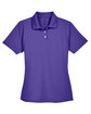 UltraClub Ladies' Cool & Dry Stain-Release Performance Polo purple FlatFront