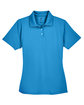 UltraClub Ladies' Cool & Dry Stain-Release Performance Polo pacific blue FlatFront