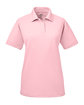 UltraClub Ladies' Cool & Dry Stain-Release Performance Polo PINK OFFront