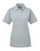 UltraClub Ladies' Cool & Dry Stain-Release Performance Polo silver OFFront