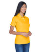 UltraClub Ladies' Cool & Dry Stain-Release Performance Polo GOLD ModelQrt