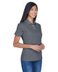 UltraClub Ladies' Cool & Dry Stain-Release Performance Polo charcoal ModelQrt