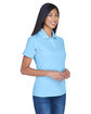 UltraClub Ladies' Cool & Dry Stain-Release Performance Polo COLUMBIA BLUE ModelQrt