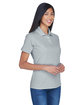 UltraClub Ladies' Cool & Dry Stain-Release Performance Polo SILVER ModelQrt