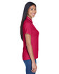 UltraClub Ladies' Cool & Dry Stain-Release Performance Polo cardinal ModelSide