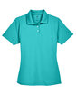 UltraClub Ladies' Cool & Dry Stain-Release Performance Polo jade FlatFront