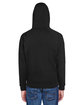 UltraClub Adult Rugged Wear Thermal-Lined Full-Zip Fleece Hooded Sweatshirt  ModelBack