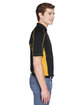 Extreme Men's Eperformance™ Fuse Snag Protection Plus Colorblock Polo BLK/ CMPS GOLD ModelSide