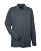 UltraClub Adult Long-Sleeve Classic Piqu Polo  OFFront