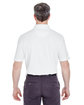 UltraClub Adult Classic Piqué Polo with Pocket WHITE ModelBack