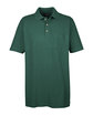 UltraClub Adult Classic Piqué Polo with Pocket FOREST GREEN OFFront