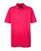 UltraClub Adult Classic Piqué Polo with Pocket RED OFFront