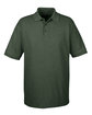 UltraClub Men's Whisper Piqué Polo FOREST GREEN OFFront