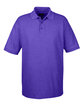 UltraClub Men's Whisper Piqué Polo purple OFFront