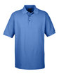 UltraClub Men's Whisper Piqué Polo FRENCH BLUE OFFront