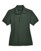 UltraClub Ladies' Whisper Piqué Polo forest green FlatFront