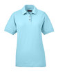 UltraClub Ladies' Whisper Piqué Polo baby blue OFFront