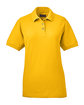 UltraClub Ladies' Whisper Piqué Polo gold OFFront