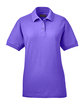 UltraClub Ladies' Whisper Piqué Polo purple OFFront